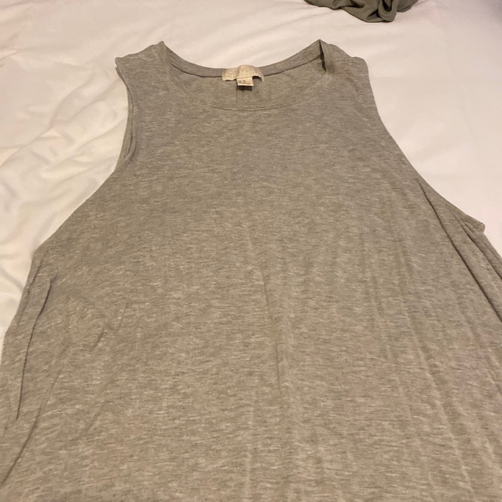 grey tank dress